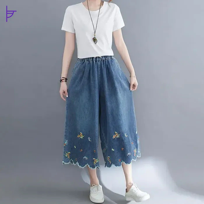 Coupe Ample Pantacourt Jean Papillon