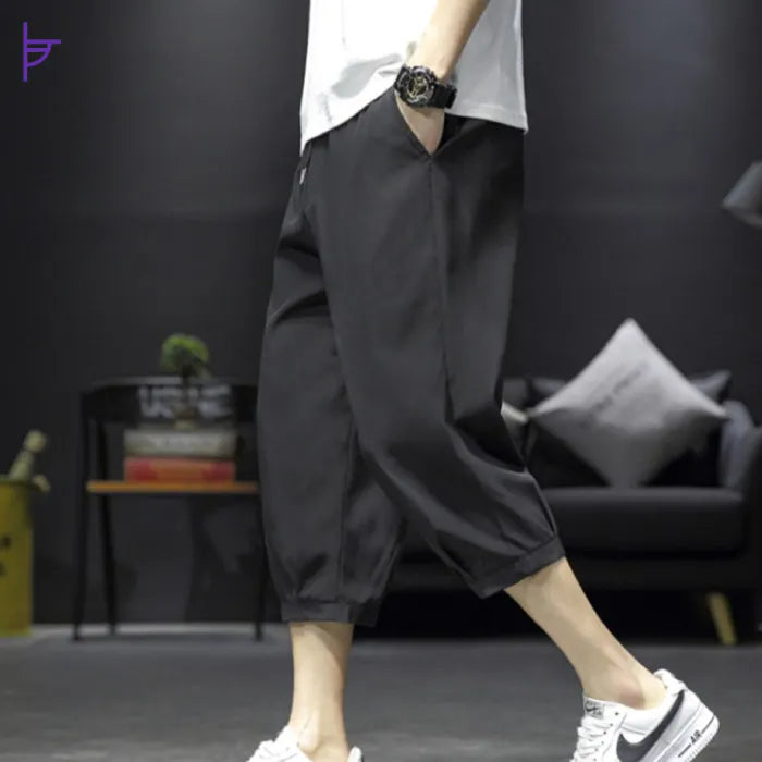 Pantacourt 3/4 Homme Aura Noir