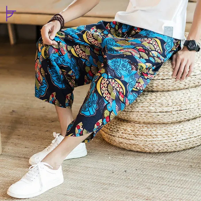 Pantacourt 3/4 Homme Motif