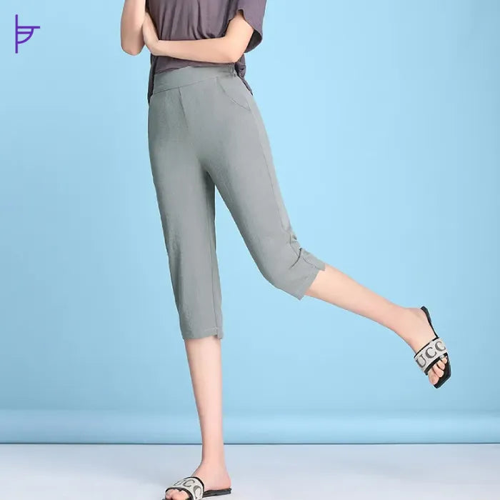 Pantacourt Chic Gris Tendance