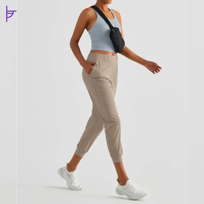 Pantacourt de Sport Beige pour Femme