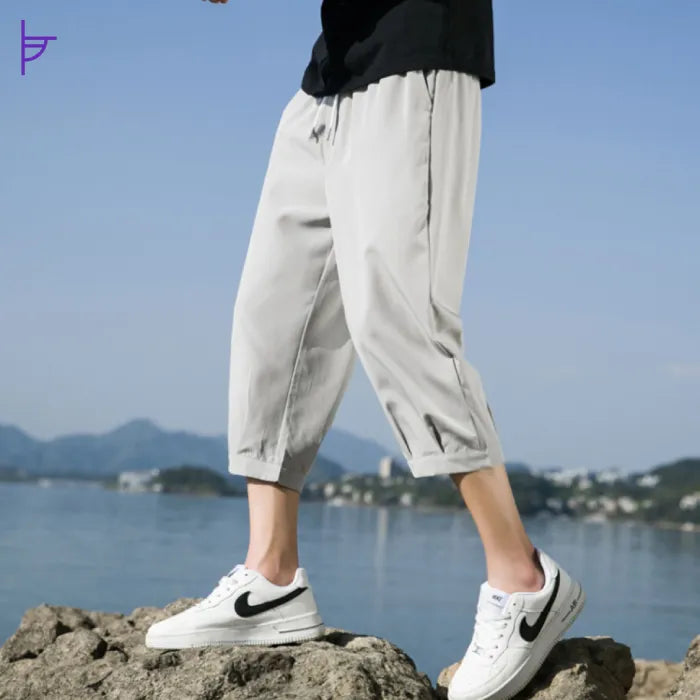 Pantacourt de Sport Gris Homme