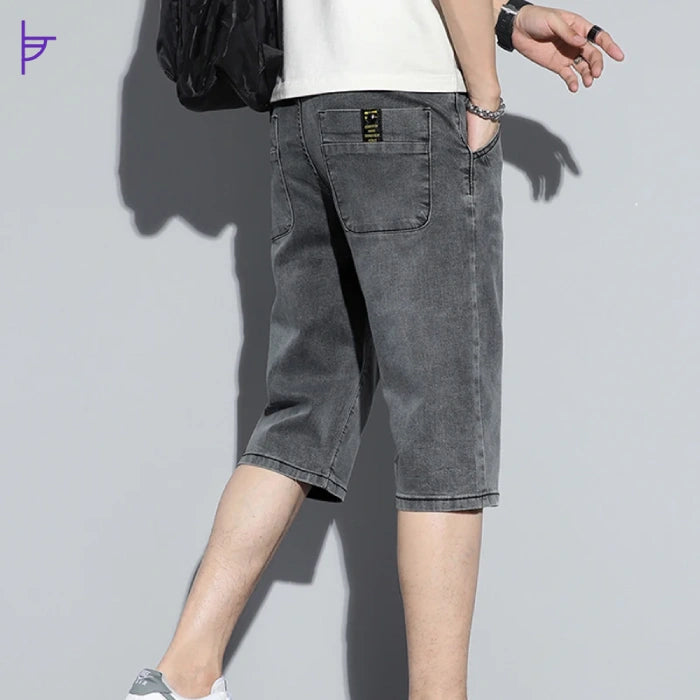 Pantacourt Denim Gris Dust