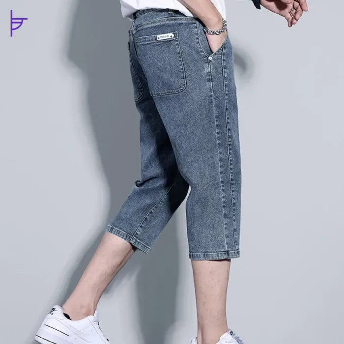 Pantacourt Homme Denim 3/4