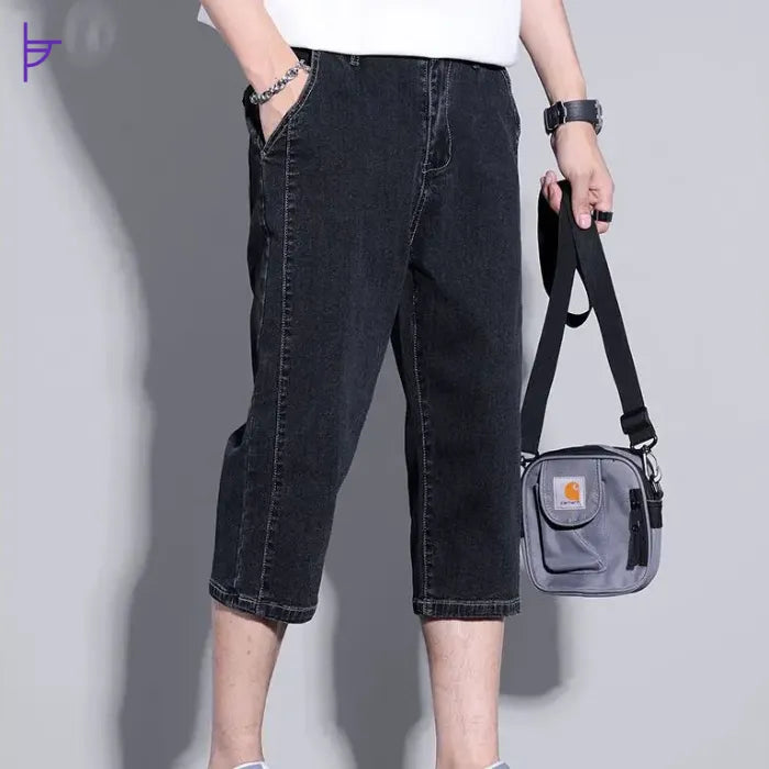 URBAN STITCH Pantacourt 3/4 pour femme - Pantalon court 3/4 - Extensible - Taille élastique - Short d'été, blanc, 44 URBAN STITCH Pantacourt 3/4 pour femme - Pantalon court 3/4 - Extensible - Taille élastique - Short d'été, blanc, 44