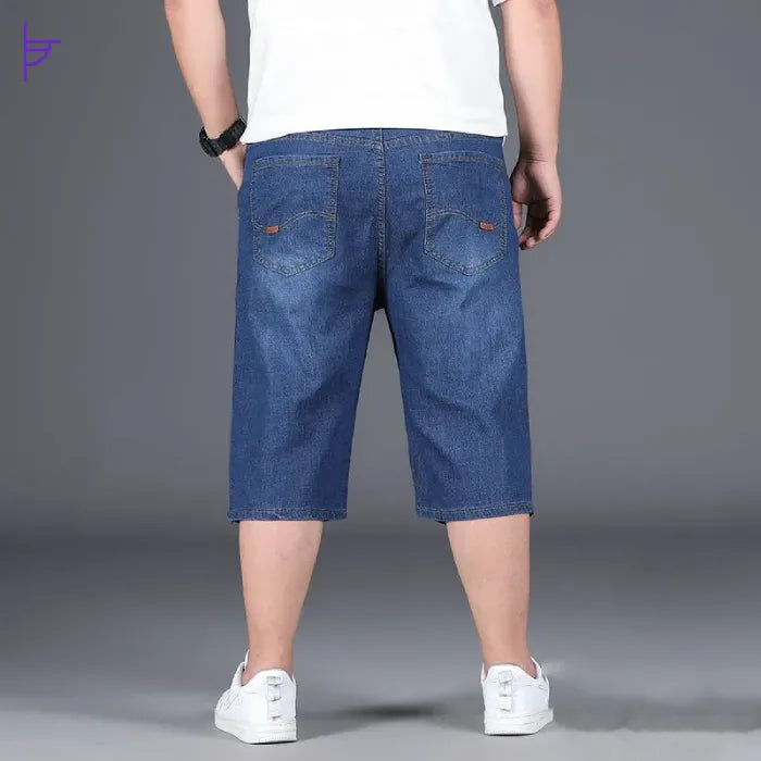 Pantacourt Homme Jean Large Distinct