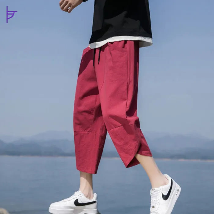 Pantacourt Surf Homme Rouge