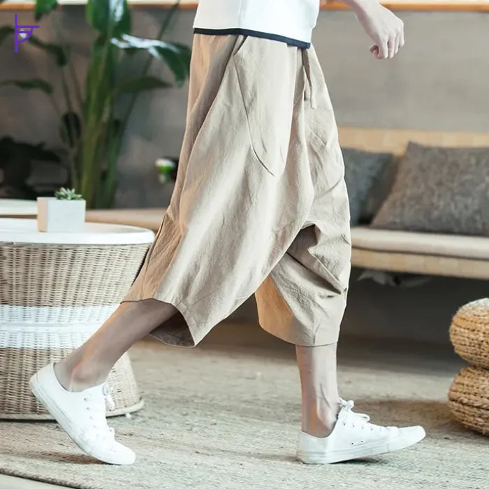 Pantacourt Yoga Beige