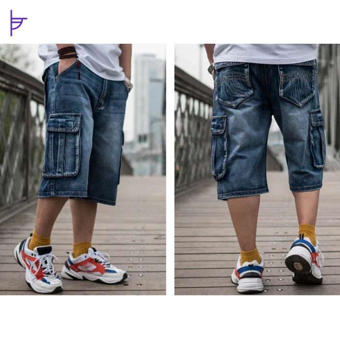Style du Pantacourt Jean Homme Trousers