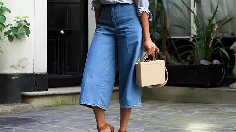 Le Pantacourt Jean Femme