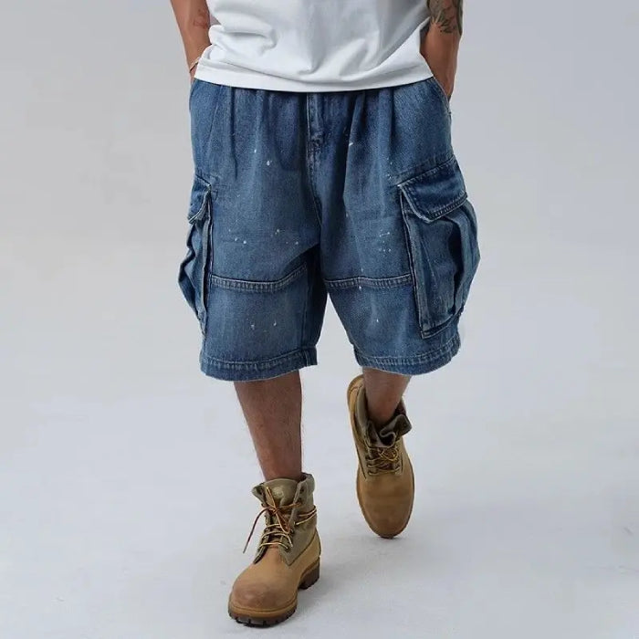 Nouveauté Le Pantacourt Homme - Pantacourt Jean Baggy Cargo
