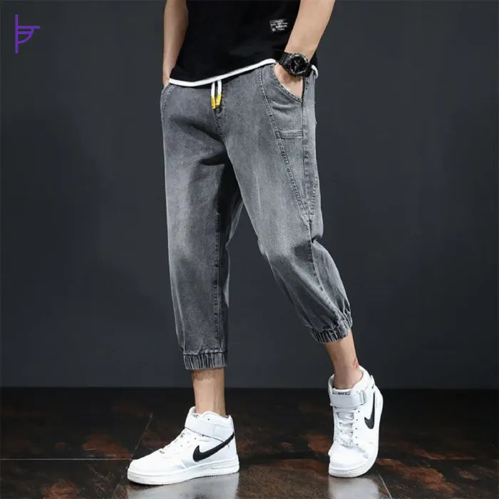 Pantacourt Denim Slim Homme