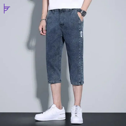 Pantacourt Homme Jean 3/4