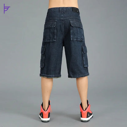 Pantacourt Jean Cargo Old School Homme