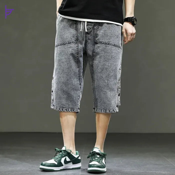 Pantacourt Jean Homme Gris