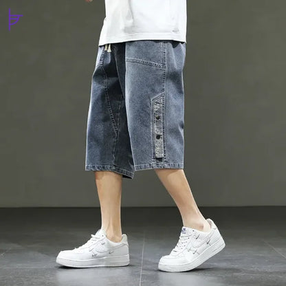 Pantacourt Jean pour Homme Bleu Legacy