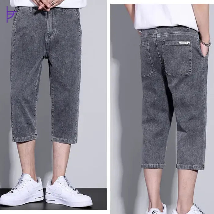 Pantacourt Long Denim Homme