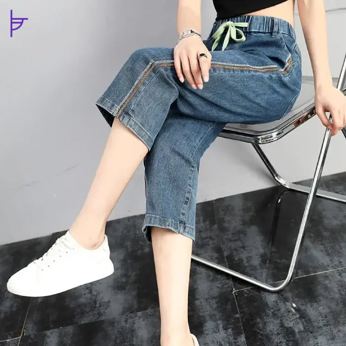 Pantacourt Femme en Jean Le Pantacourt