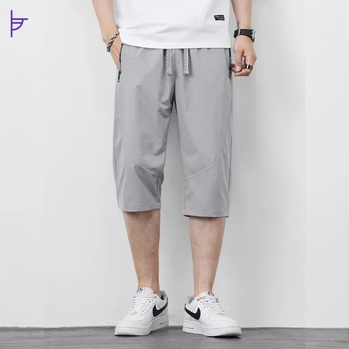 Pantacourt Homme Sport Tactique - Baggy Basketball, Grande Taille, Couleur Kaki, Idéal Pour Tennis, Musculation, Jogging